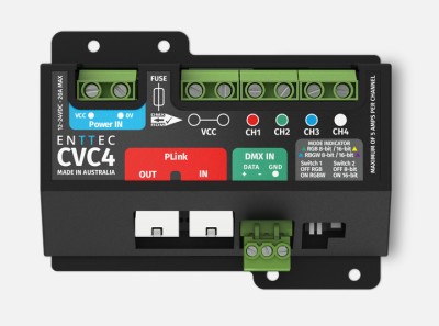 Enttec CVC4 4-Channel, Installation-Grade, Constant Voltage LED dimmer