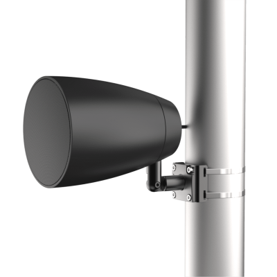 Pole mount for outdoor speaker White version