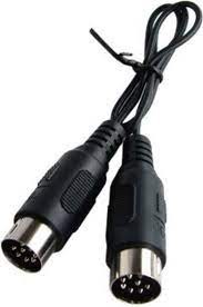 Cavus 8-pins DIN Powerlink PL4 kabel voor B&O / zwart - 0,50 meter