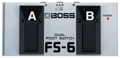 Boss FS-6 SIDE BY SIDE DUAL SWITCH (EACH SWITCHABLE BETWEEN MOMENTARY OR LATCH)