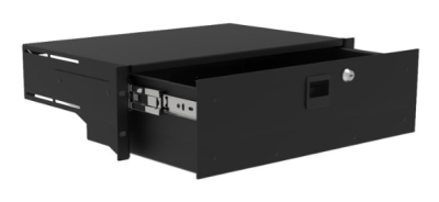 3HE lade HD, 287mm diep, - zwart - prijs per 1 stuk - 3U HD drawer, 287mm deep, - black - price per piece