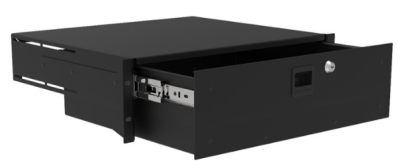 3HE lade HD, 387mm diep, - zwart - prijs per 1 stuk - 3U drawer HD, 387mm deep, - black - price per piece