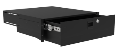 3HE lade HD, 487mm diep, - zwart - prijs per 1 stuk - 3U drawer HD, 487mm deep, - black - price per piece