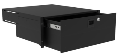 4HE lade HD, 487mm diep, - zwart - prijs per 1 stuk - 4U drawer HD, 487mm deep, - black - price per piece