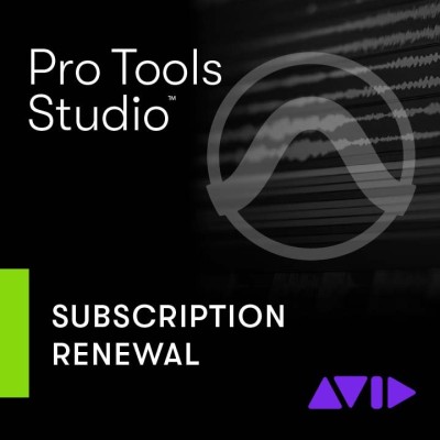 AVID Pro Tools Studio Annual Paid Annually Subscription Electronic Code - RENEWAL