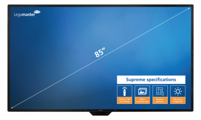 Legamaster SUPREME touch monitor SUP-8500