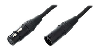 Ecler XLR male to XLR female cable, 10 metre length.