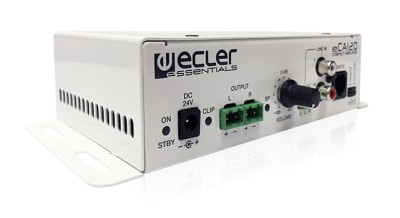 Ecler ECA120 -  2 x 60 WRMS @ 4 Ω stereo micro-amplifier