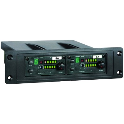MiPro - MRM-72 II - Dual UHF PLL “ACT” Diversity Receiver module for MA708 & MA808, 2 x 16 chan.