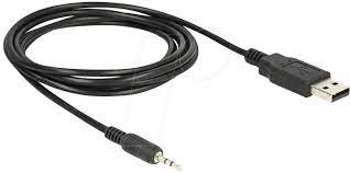 Stereo-jack-cable for Tiny S-Remote, 2.5 mm-plug USB-Power supply 5V for Tiny S sole