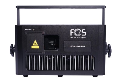 FOS 10W RGB - high quality 10watt laser, scanner is 40KPPS, max scanning angle is 60 degree