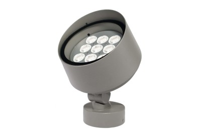 ARC Spot 60, Architectural LED Spot for fixed installations, 9 led RGBW (4in1) 10w chip Osram, 50.000 hours led life, 20 degrees ZooNeo optics, DMX control mode, 230V 50/60Hz direct, weatherproof IP66, DMX addressable by ARC encoder, preset DMX addre