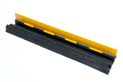 Cable Ramp 1, 1 way (50x30mm path size) cable Ramp 100 x13 x 2cm Black.