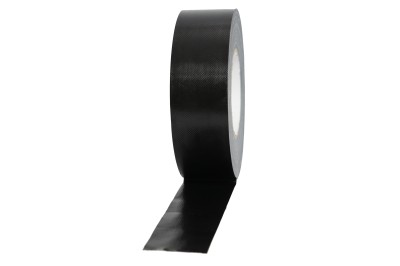 Stage Tape 50mm x 50M Black, Professional Cloth Tape, 70mesh, 300mic - 50mm x 50 meters BLACK.