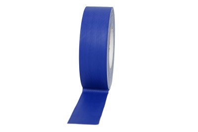 Stage Tape 50mm x 50M Chroma Key Blue, Professional Fluorescent Cloth Tape, 70mesh, 300mic - 50mm x 50 meters CHROMA KEY BLUE.