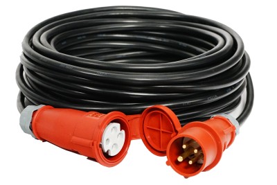 V6 Motor Cable, 25 meter cable with plugs for connecting controllers with hoists.