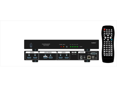 VNS - G406 - 4 CH video wall controller, 4k/60 in / 4xFHD out, image 90/180/270 rotation with matrix switcher function. Multi-window display.