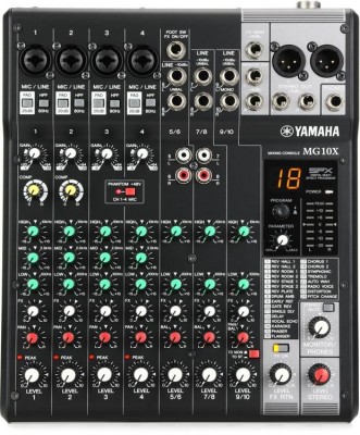 Yamaha MG10X CV 10-channel Stereo Mixer