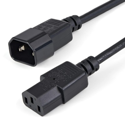 Male/female IEC power cord - 1m