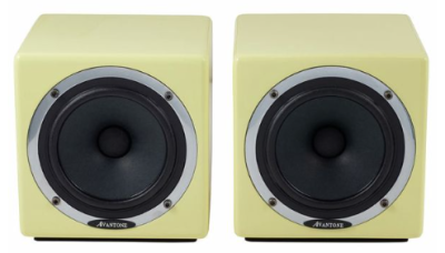 Avantone Pro A, Active MixCubes Buttercream (pair), powered 60W full-range studio monitors