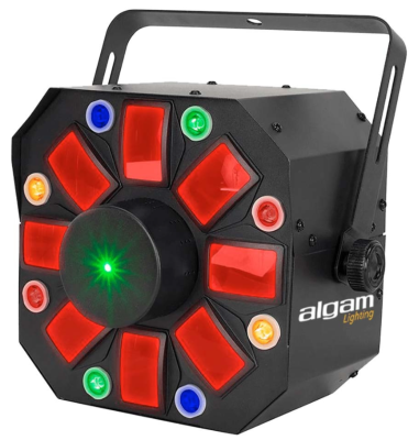 Algam Lighting PHEBUS 2 RGBWA LED lichteffect met laser, derby & wash