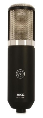 P820 Tube - Tube large diaphragm condenser microphone, 9 polar patterns, switchable pre-attenuation, switchable bass filter, connecting cable microphone/power supply, ECC83 tube, including spider holder and case