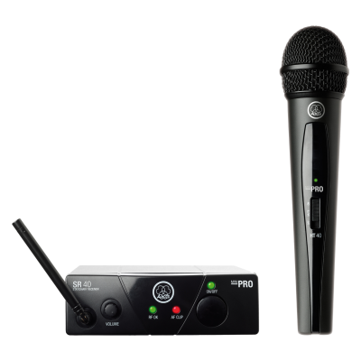 WMS40 Mini Vocal Set - ISM1 - Wireless system for voice and speech, HT40 mini handheld transmitter, SR40 mini receiver