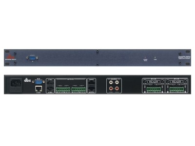 ZonePRO 641M - Zone Matrix, 6x In, 4x Out, 4 MicPre, no front panel controls, AFS, Autowarmth, AGC, ANC, Compression, Limiter, Noise Gate, Notch Filter, Bandpass, Crossover, Parametric EQ, Wall Panel Control, RS-232/Ethernet PC GUI/Media Control Conn