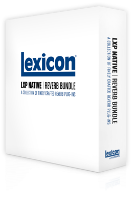 LXP Native Reverb Bundle - Reverb Plug-In bundle, 4 legendary Lexicon Hall algorithms, multi-platform Windows XP/Vista/7, Mac OSX PowerPC and Intel, VST, AudioUnit, AAX 64 and RTAS compatible, graphical Real Time Display, at least iLok II is required