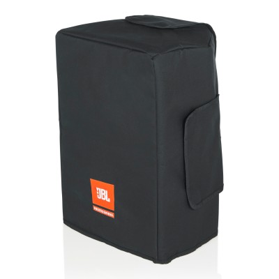 IRX108BT-CVR - Carrying case for IRX 108BT, material polyester, lined approx. 10 mm thick, cut-out for handle, orange JBL logo, black
