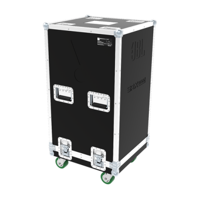 SRX906LA Case - Flightcase for 4x SRX906LA, handles, wheels