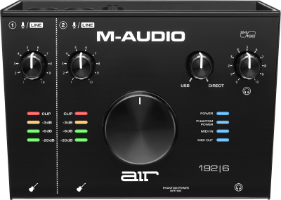 M-Audio AIR192X6 2-In/2-Out 24/192 USB Audio/MIDI Interface