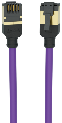 PRS Patch Cord - Slim Profile CAT6a U/FTP Network Patch Cord / Exceeds Category 6A ANSI/TIA 568.2-D standard / UL CMG / Purple / Lenght: 1,5m