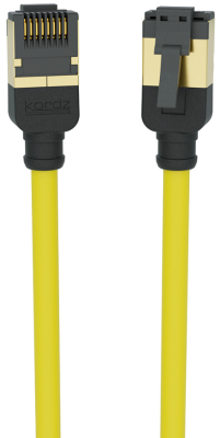 PRS Patch Cord - Slim Profile CAT6a U/FTP Network Patch Cord / Exceeds Category 6A ANSI/TIA 568.2-D standard / UL CMG / Yellow / Lenght: 3m