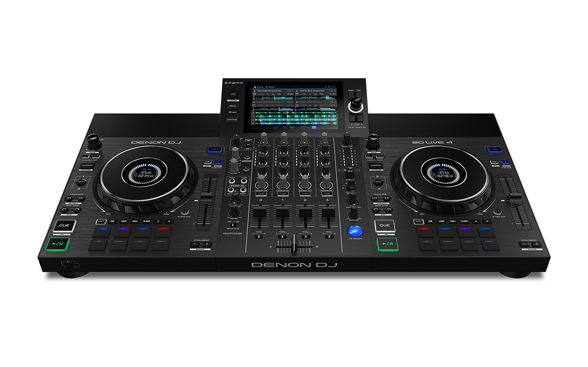 Denon DJ SC Live 4 - 4-Deck Standalone DJ System with WiFi for  Music  Streaming - Bekafun