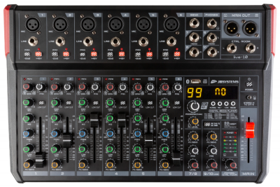 JB Systems LIVE-10 Compact 10 Channel PA Mixer