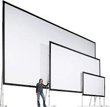 Monoclip64 16:10 Rear projection Complete screen 610 x 381 projectable surface 283“ diagonal