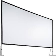 Monoclip64 16:9 Rear projection Complete screen 610 x 343 projectable surface 275“ diagonal