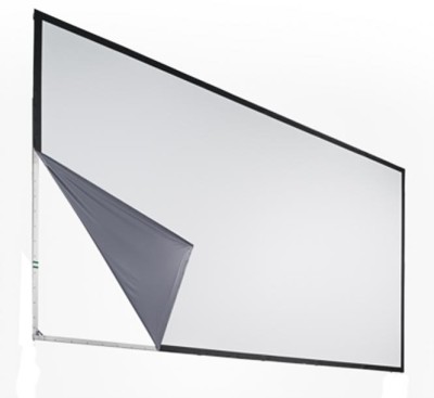 Varioclip Lock 4:3 Rear Projection Black Single Projection surface 549 x 411 projectable surface 270“ diagonal