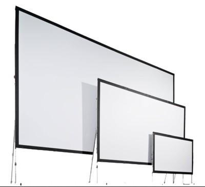 Varioclip Lock 16:9 Front Projection Complete screen 366 x 206 projectable surface 165“ diagonal