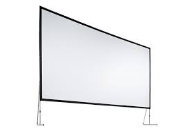 Varioclip Lock 16:9 Front Projection Black Complete screen 366 x 206 projectable surface 165“ diagonal
