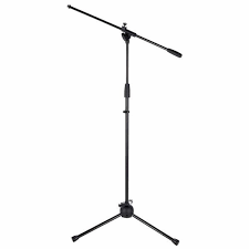 Microphone stand with boom arm