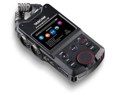 New generation high-res Multi-track Handheld Recorder, w. Tochpanel operation, USB AUdio Interface, 4+2 Track recording up to 32 bit float/96kHz