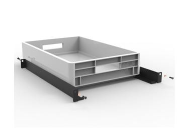 Plastic crate H 12 with drawer profile SET