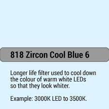 LEE Rol 818R - Zircon Cool Blue 6 (3,05x1,20m)