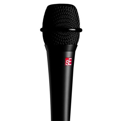 SE Electronics V7 premium dynamic vocal mic Black - Professional dynamic vocal hand-held microphone with best-in-class performance.