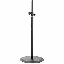 Hilec speaker stand with heavy round base - black