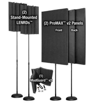 VoxMax Portable Kit 2-ProMax V2, 1-Mudguard V2, 2-Stand Mount LENRD