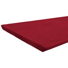 Auralex SonoSuede Trapezoid Panel (Right angle), 40x121x2,5cm, Suede Red