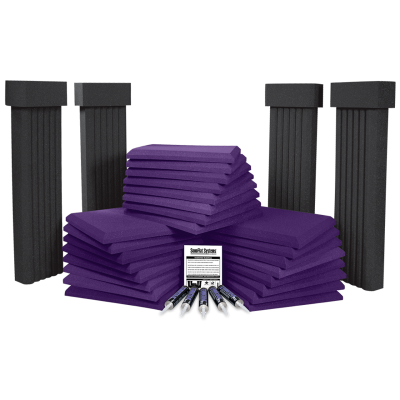 Auralex SonoFlat 112 System Purple